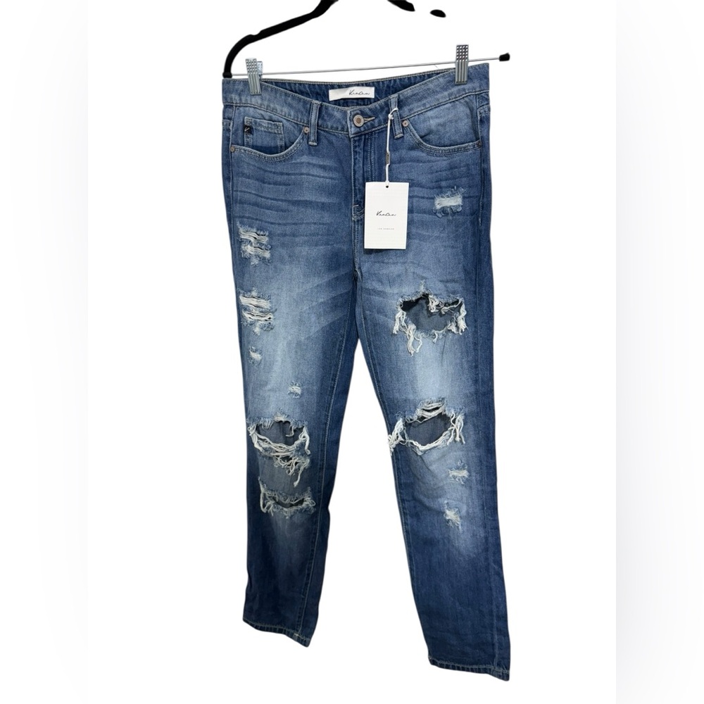KanCan Distressed Skinny Jeans Women’s Size 27 NWT